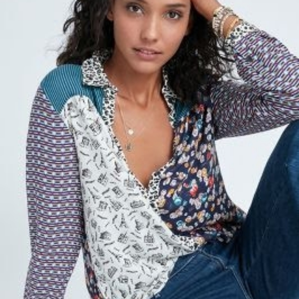 Maeve Fern Buttondown from Anthropologie